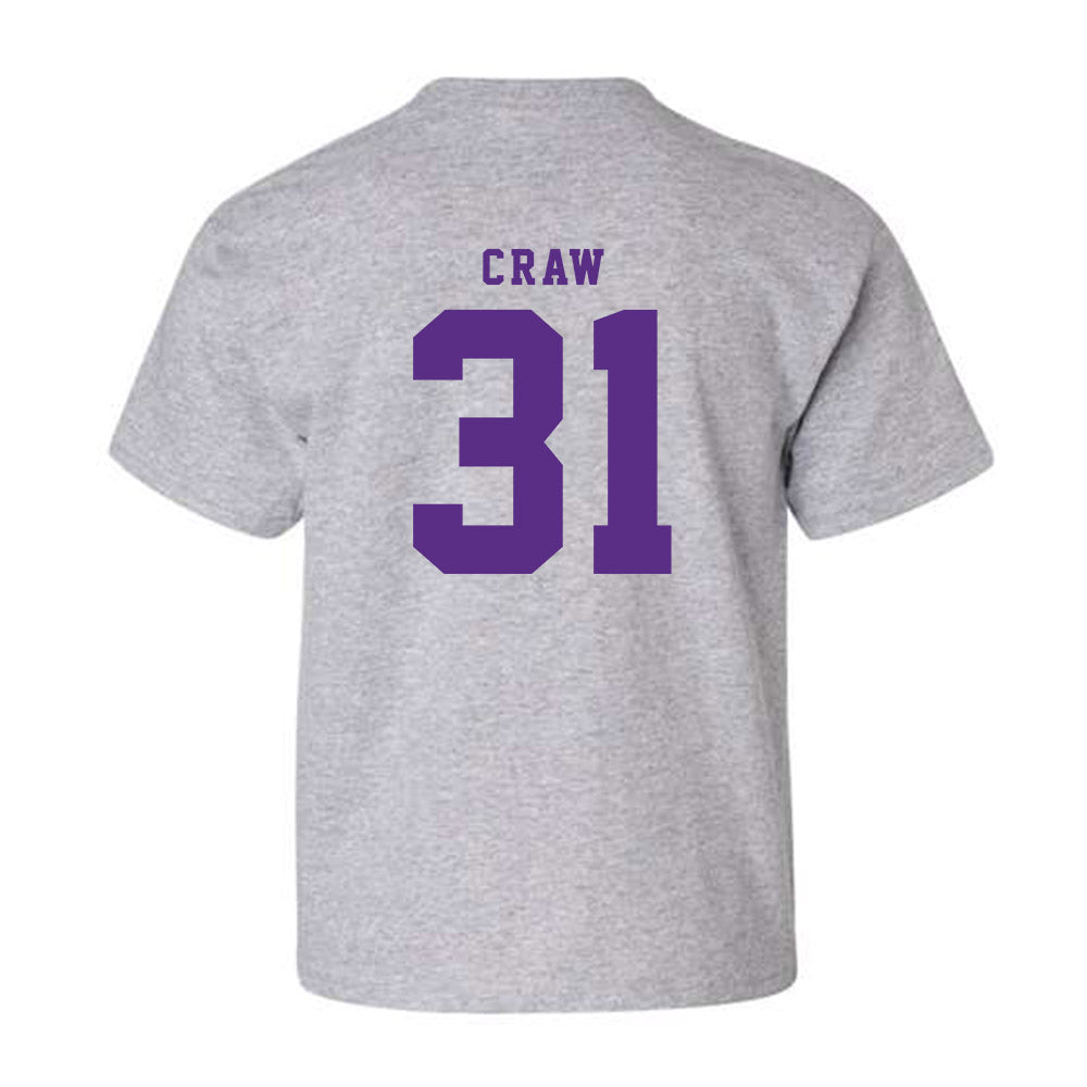 TCU - NCAA Football : Ethan Craw - Classic Shersey Youth T-Shirt