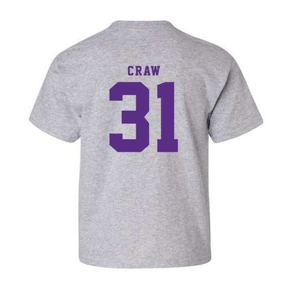 TCU - NCAA Football : Ethan Craw - Classic Shersey Youth T-Shirt