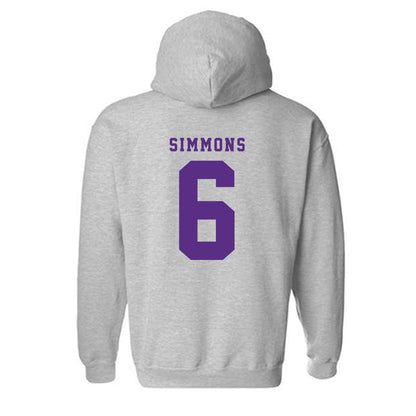 TCU - NCAA Men's Basketball : Ashton Simmons - Classic Shersey Hooded Sweatshirt