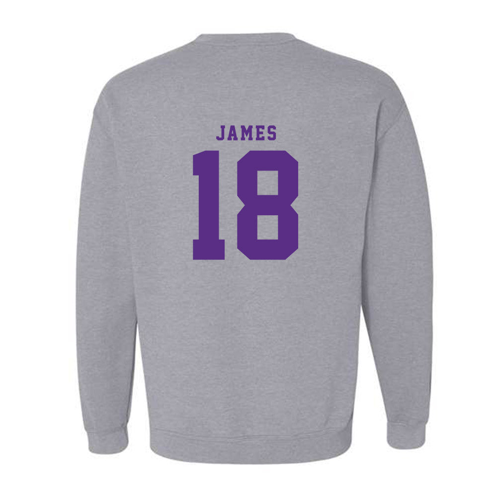 TCU - NCAA Baseball : Zack James - Classic Shersey Crewneck Sweatshirt