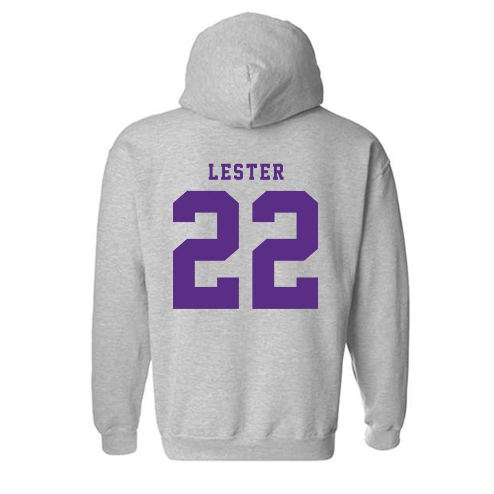 TCU - NCAA Football : Jordan Lester - Classic Shersey Hooded Sweatshirt