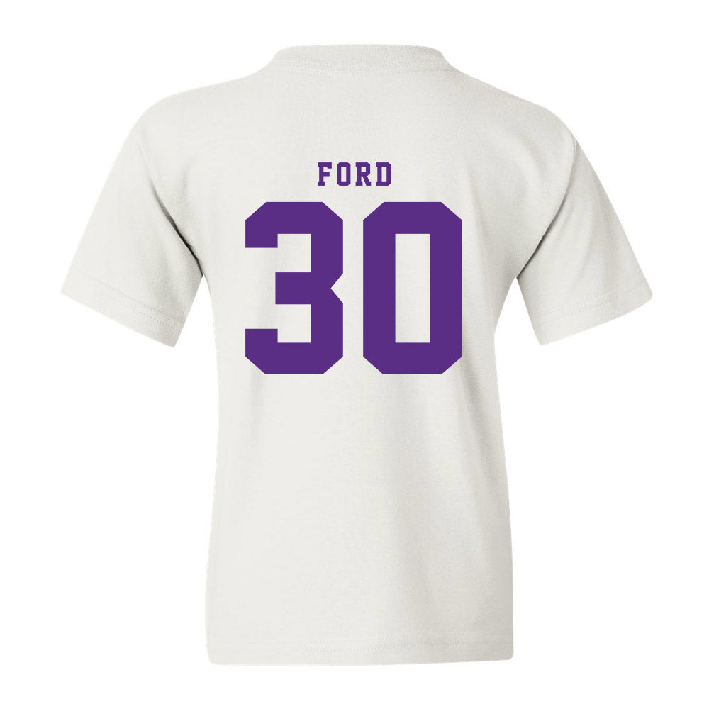 TCU - NCAA Men's Basketball : Darius Ford - Classic Shersey Youth T-Shirt