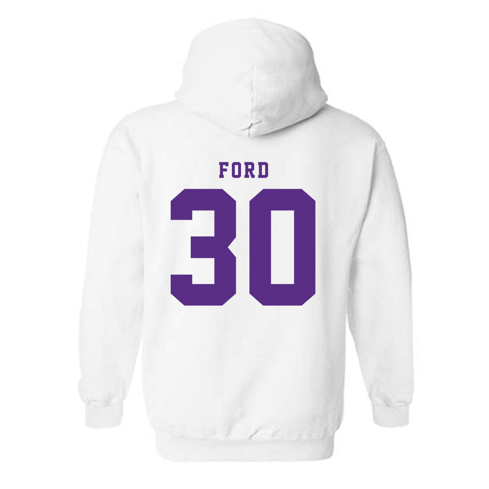 TCU - NCAA Men's Basketball : Darius Ford - Classic Shersey Hooded Sweatshirt