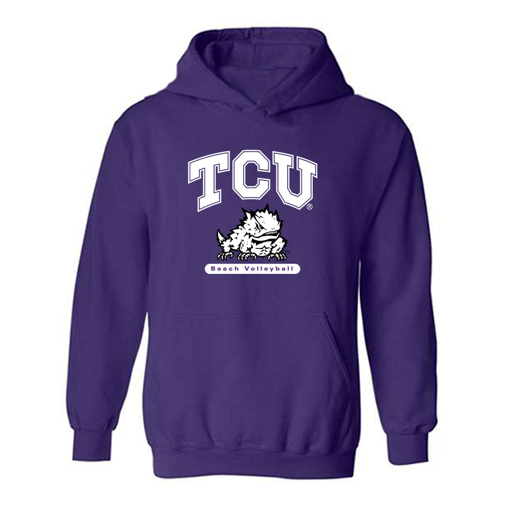 TCU - NCAA Beach Volleyball : Hallie Corinne Frist - Classic Shersey Hooded Sweatshirt