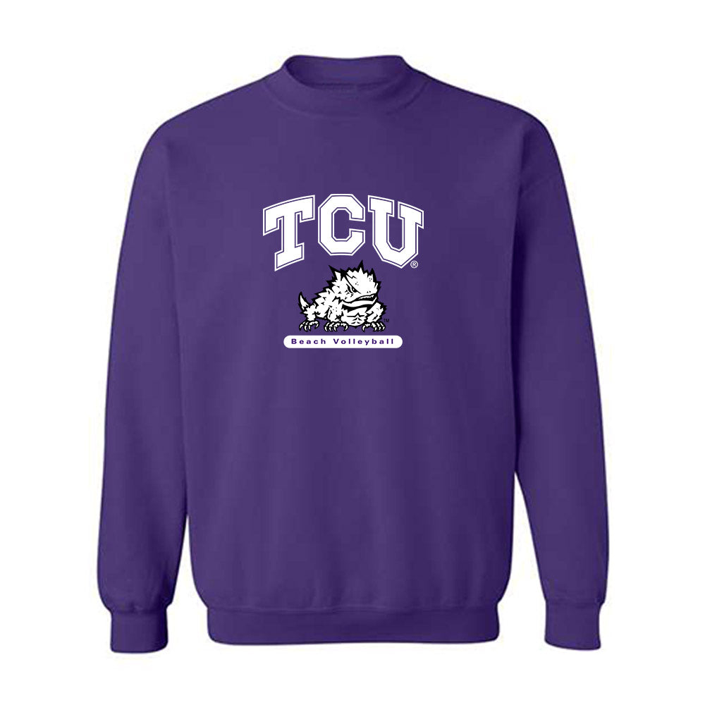 TCU - NCAA Beach Volleyball : Hallie Corinne Frist - Classic Shersey Crewneck Sweatshirt