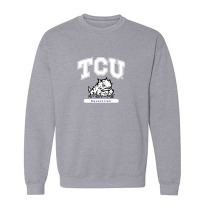 TCU - NCAA Equestrian : Marcella Bee - Classic Shersey Crewneck Sweatshirt-1