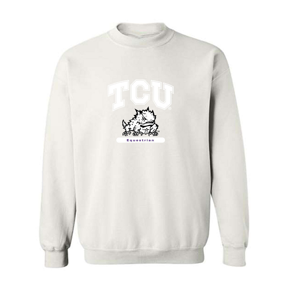 TCU - NCAA Equestrian : Marcella Bee - Classic Shersey Crewneck Sweatshirt-2