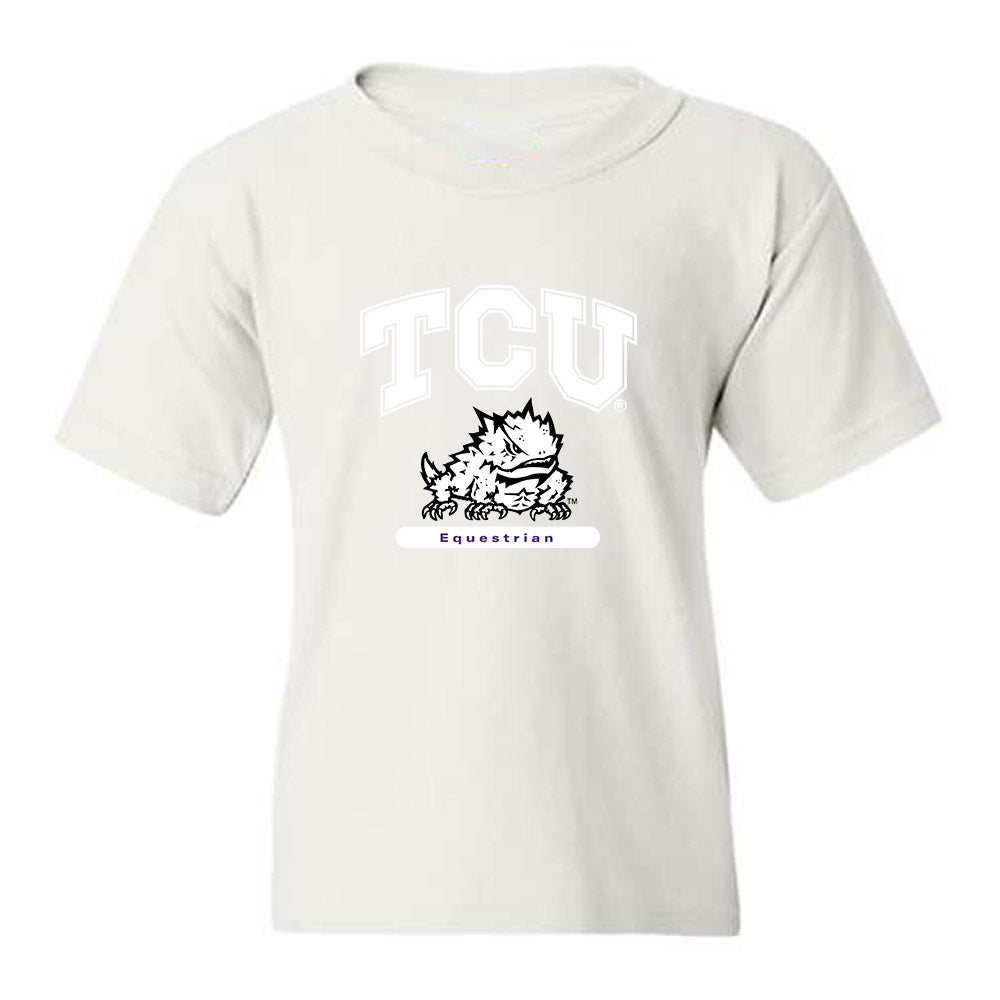 TCU - NCAA Equestrian : Marcella Bee - Classic Shersey Youth T-Shirt-0