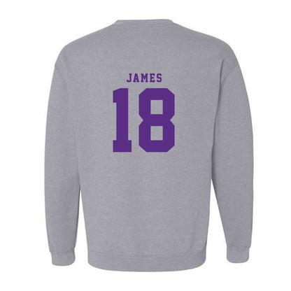 TCU - NCAA Baseball : Zack James - Classic Shersey Crewneck Sweatshirt