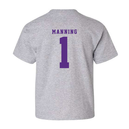 TCU - NCAA Men's Basketball : Isaiah Manning - Classic Shersey Youth T-Shirt