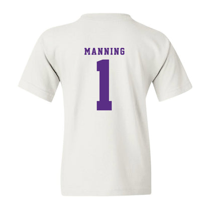 TCU - NCAA Men's Basketball : Isaiah Manning - Classic Shersey Youth T-Shirt