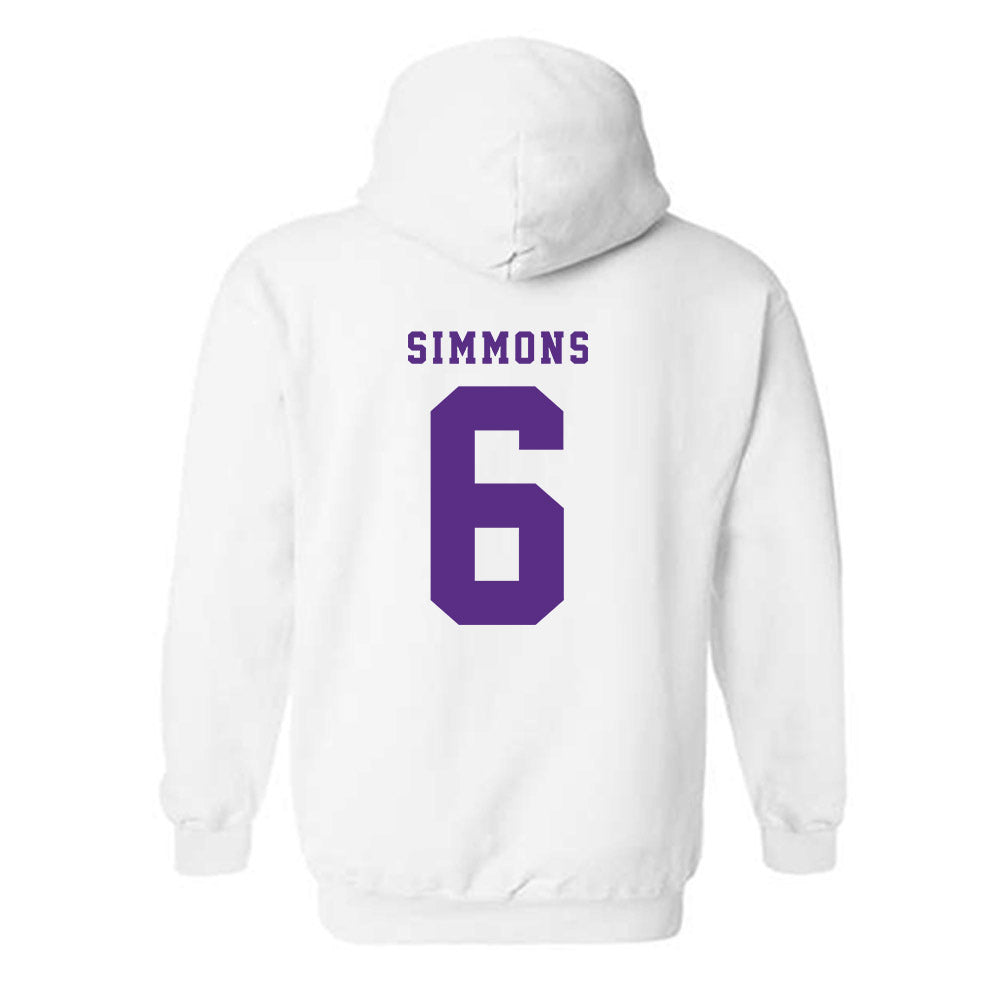 TCU - NCAA Men's Basketball : Ashton Simmons - Classic Shersey Hooded Sweatshirt