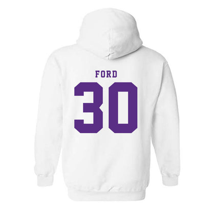 TCU - NCAA Men's Basketball : Darius Ford - Classic Shersey Hooded Sweatshirt