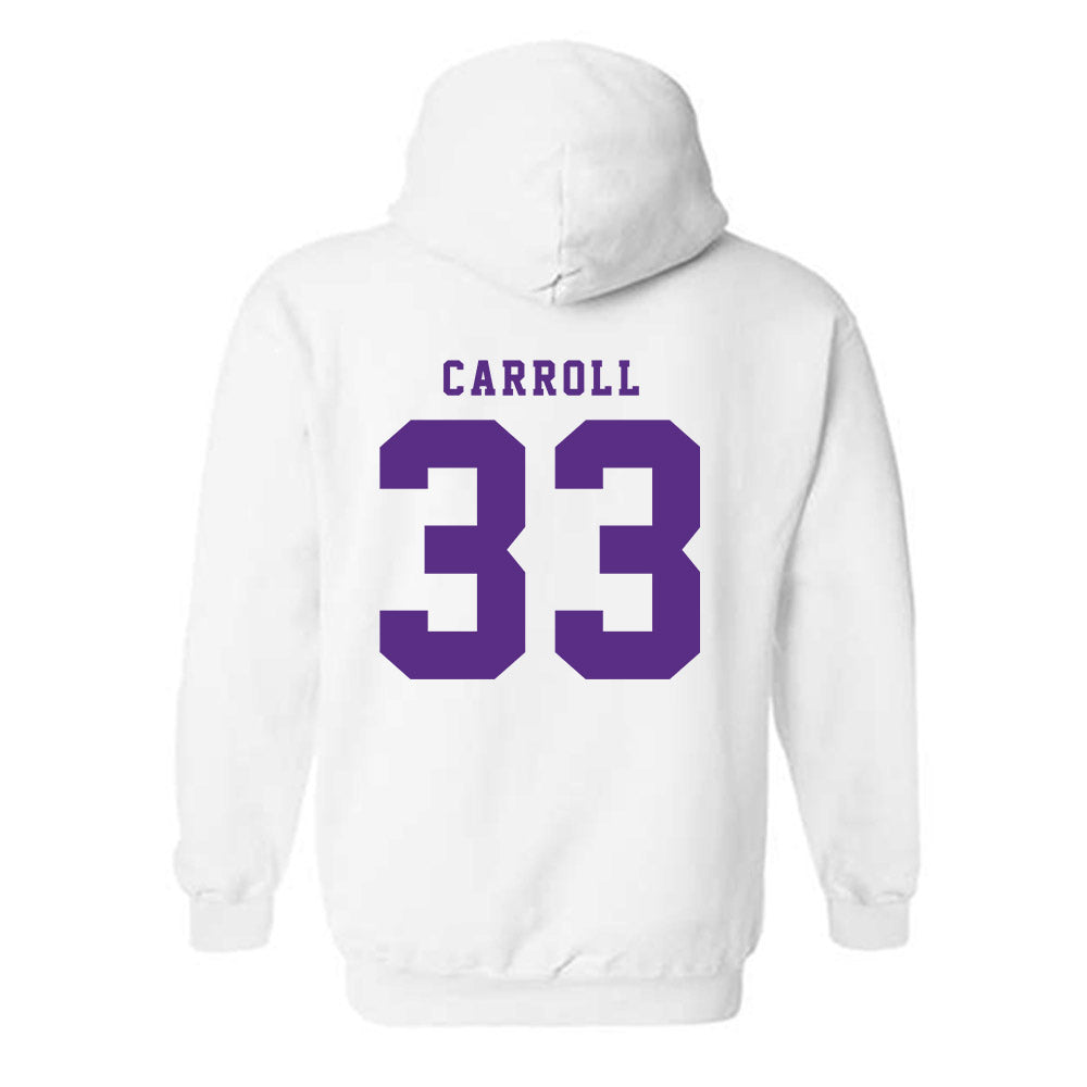 TCU - NCAA Football : Maxwell Carroll - Classic Shersey Hooded Sweatshirt-3