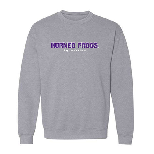 TCU - NCAA Equestrian : Marcella Bee - Classic Shersey Crewneck Sweatshirt-0