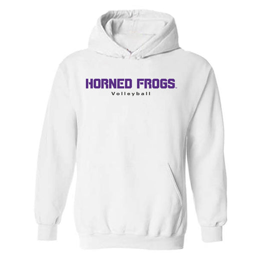 TCU - NCAA Women's Volleyball : Blaykli Bobik - Classic Shersey Hooded Sweatshirt-0