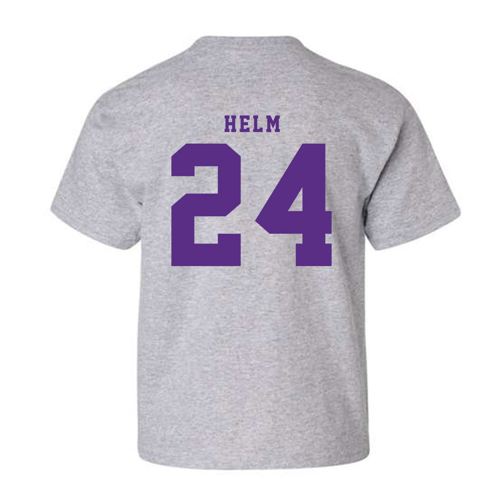 TCU - NCAA Football : Avery Helm - Classic Shersey Youth T-Shirt