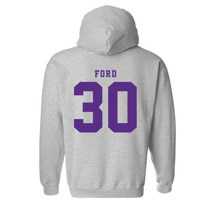 TCU - NCAA Men's Basketball : Darius Ford - Classic Shersey Hooded Sweatshirt