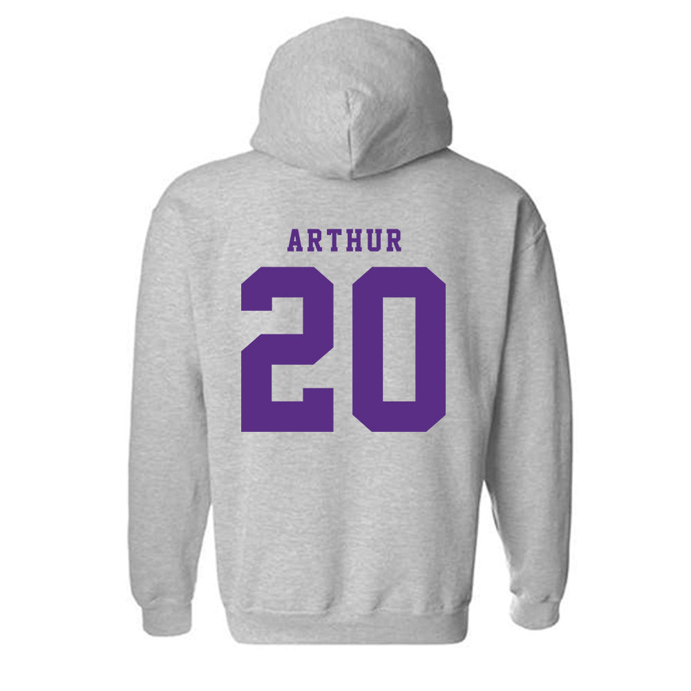 TCU - NCAA Baseball : Jack Arthur - Classic Shersey Hooded Sweatshirt