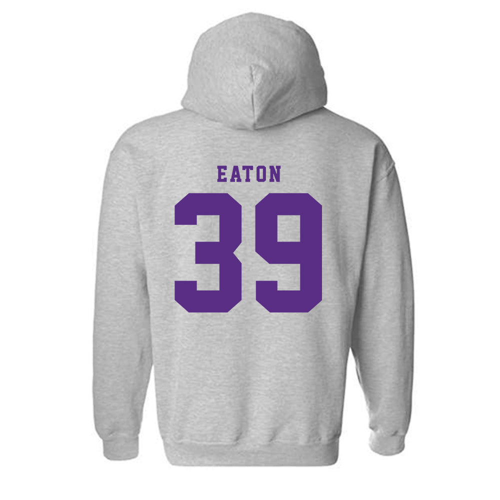 TCU - NCAA Baseball : Cole Eaton - Classic Shersey Hooded Sweatshirt-1