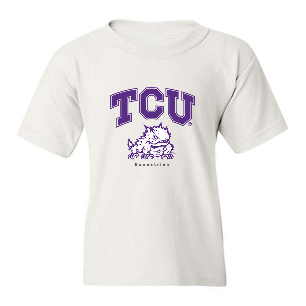 TCU - NCAA Equestrian : Marcella Bee - Classic Shersey Youth T-Shirt-0