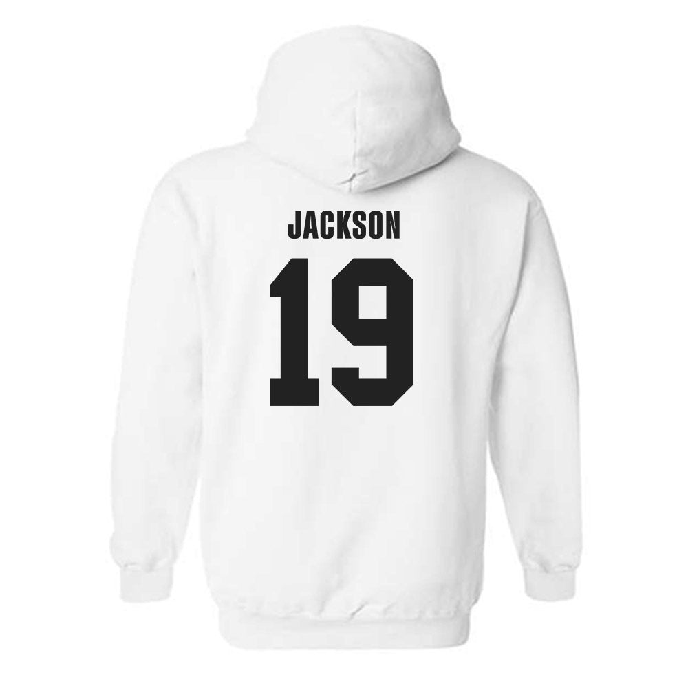 TCU - NCAA Football : Kylin Jackson - Classic Shersey Hooded Sweatshirt-1