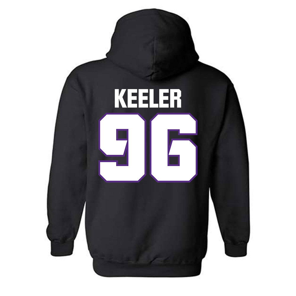 TCU - NCAA Football : Cal Keeler - Sports Shersey Hooded Sweatshirt-1