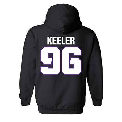 TCU - NCAA Football : Cal Keeler - Sports Shersey Hooded Sweatshirt-1