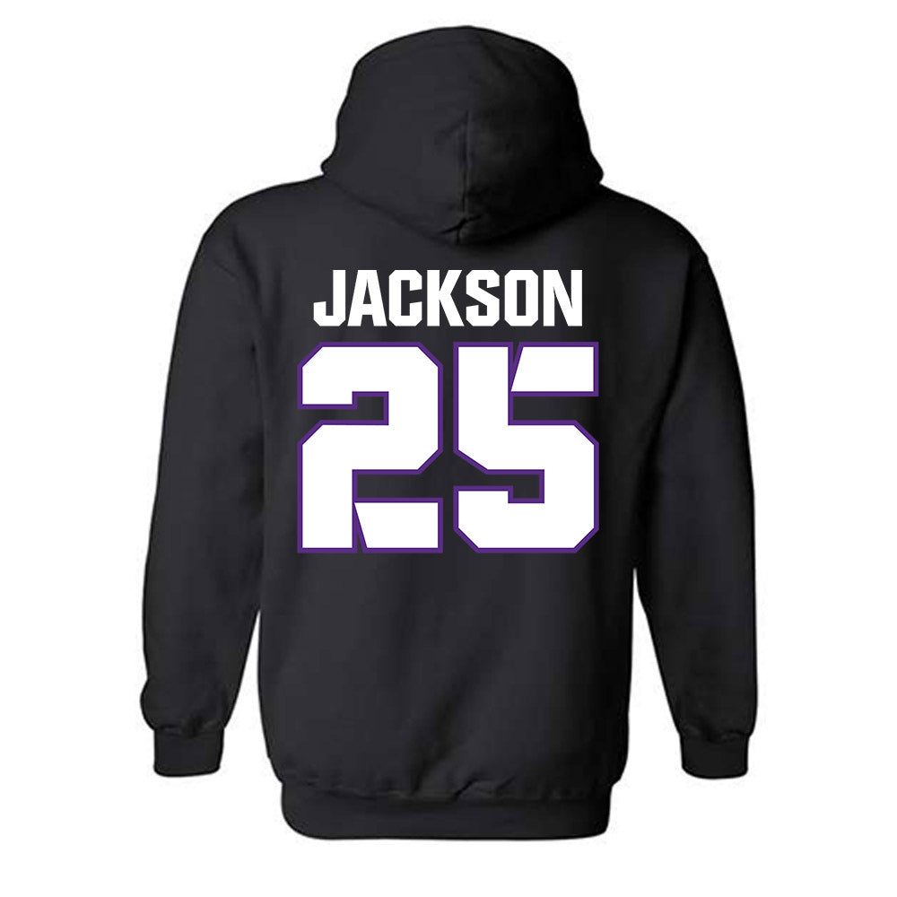 TCU - NCAA Football : Elijah Jackson - Sports Shersey Hooded Sweatshirt-1