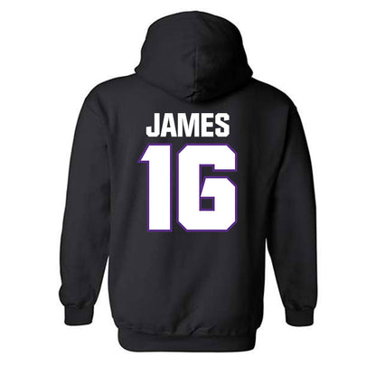 TCU - NCAA Football : Braylon James - Sports Shersey Hooded Sweatshirt
