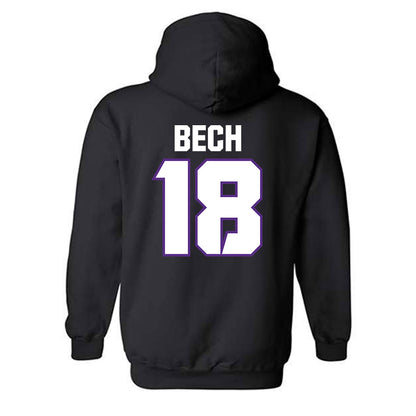 TCU - NCAA Football : Jack Bech - Sports Shersey Hooded Sweatshirt