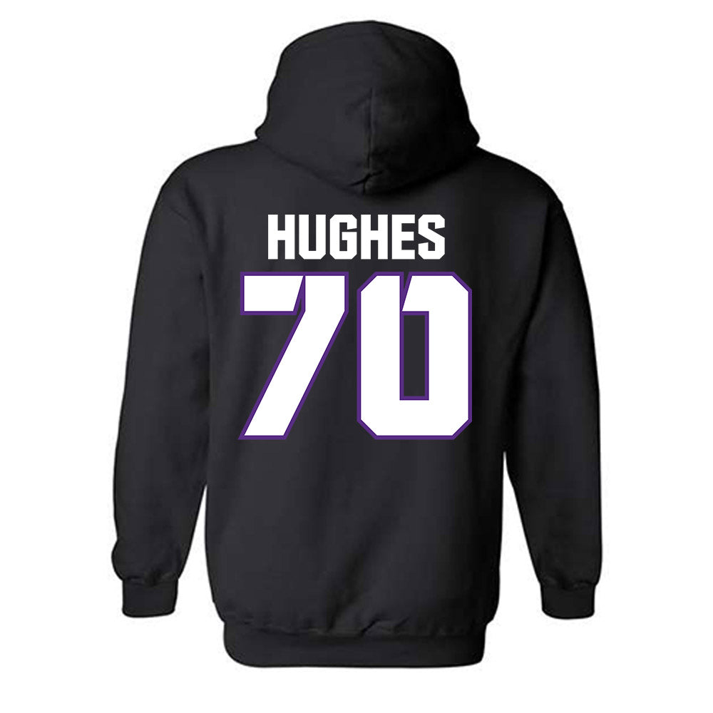 TCU - NCAA Football : Ryan Hughes - Sports Shersey Hooded Sweatshirt