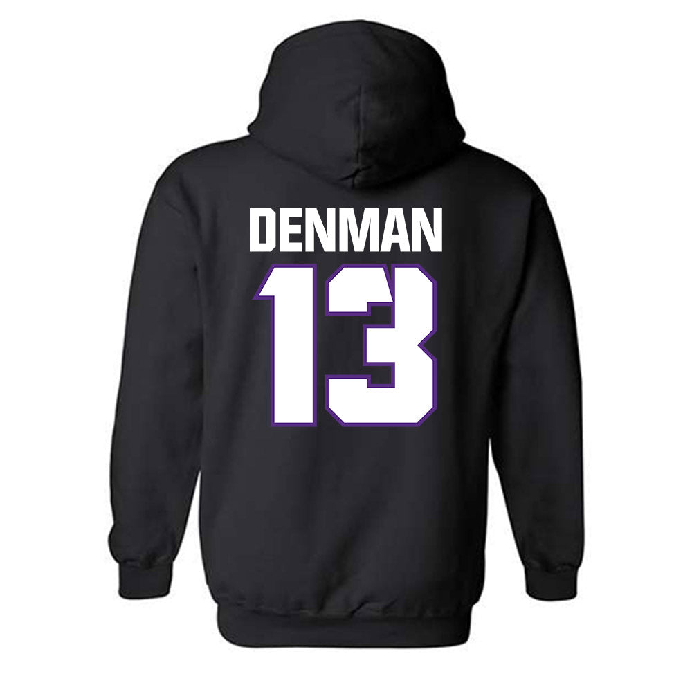 TCU - NCAA Football : Jon Denman - Sports Shersey Hooded Sweatshirt-1