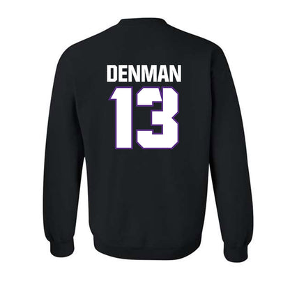 TCU - NCAA Football : Jon Denman - Sports Shersey Crewneck Sweatshirt-1