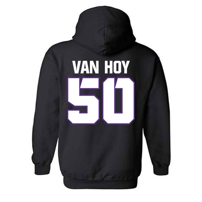 TCU - NCAA Football : Witten Van Hoy - Sports Shersey Hooded Sweatshirt-1
