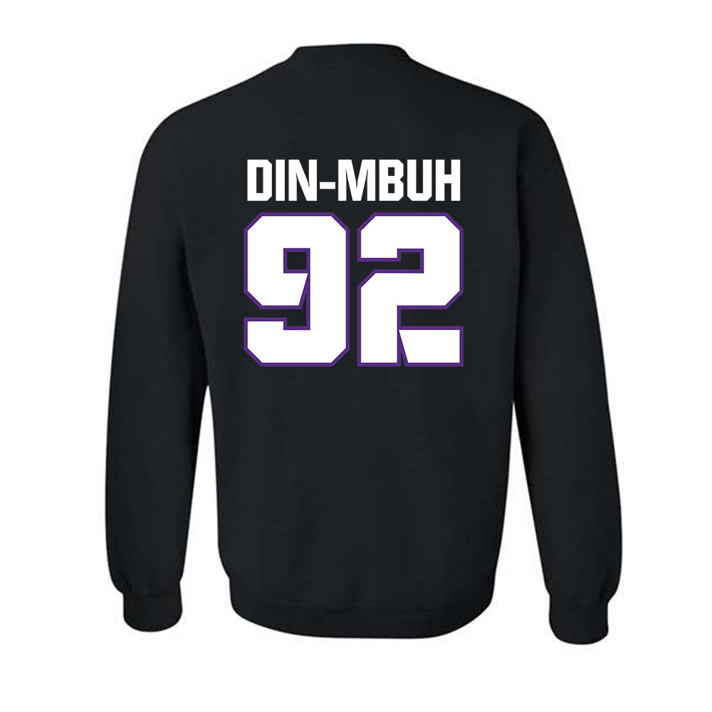 TCU - NCAA Football : Ansel Din-Mbuh - Sports Shersey Crewneck Sweatshirt-1