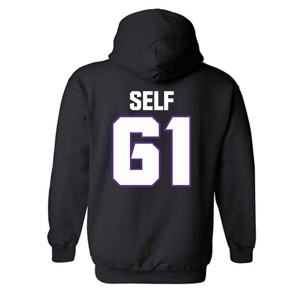 TCU - NCAA Football : Riley Self - Sports Shersey Hooded Sweatshirt