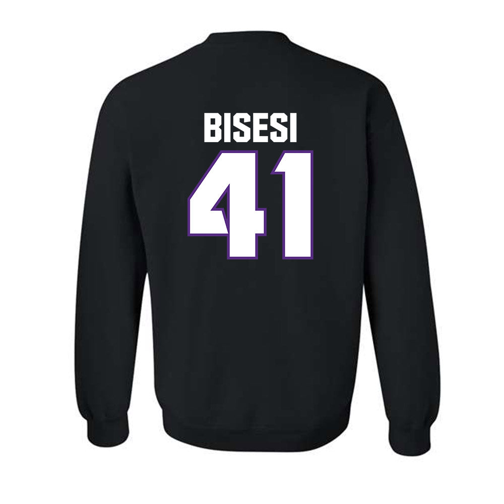 TCU - NCAA Football : Sam Bisesi - Sports Shersey Crewneck Sweatshirt-1