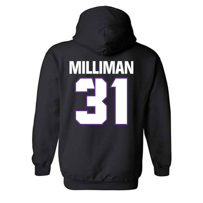 TCU - NCAA Football : Jake Milliman - Sports Shersey Hooded Sweatshirt