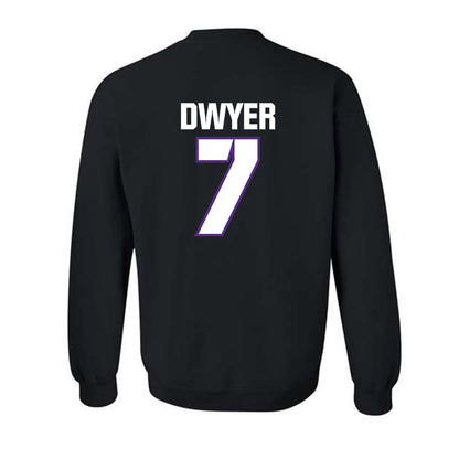 TCU - NCAA Football : Jordan Dwyer - Sports Shersey Crewneck Sweatshirt-1