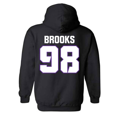 TCU - NCAA Football : Sterlin Brooks - Sports Shersey Hooded Sweatshirt