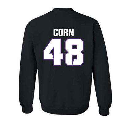 TCU - NCAA Football : Anders Corn - Sports Shersey Crewneck Sweatshirt-1