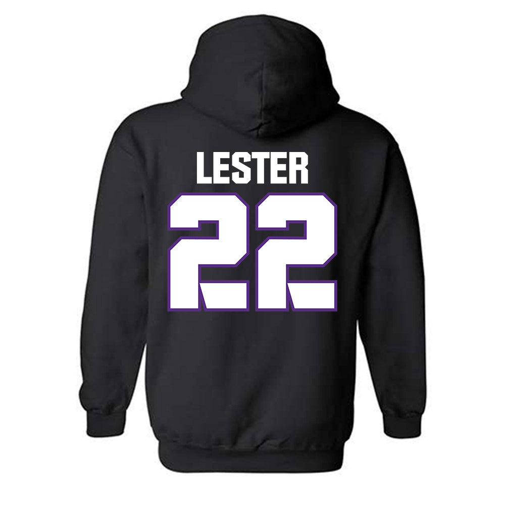 TCU - NCAA Football : Jordan Lester - Sports Shersey Hooded Sweatshirt