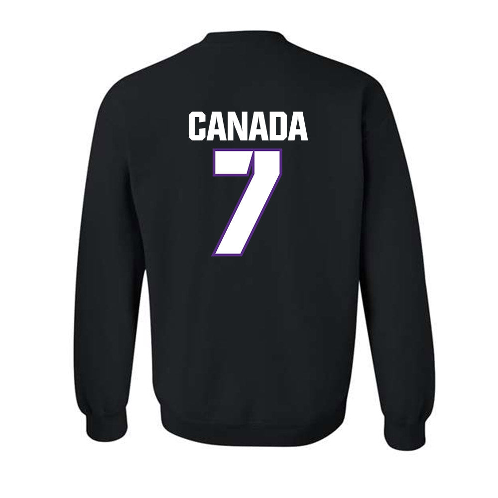 TCU - NCAA Football : Channing Canada - Sports Shersey Crewneck Sweatshirt