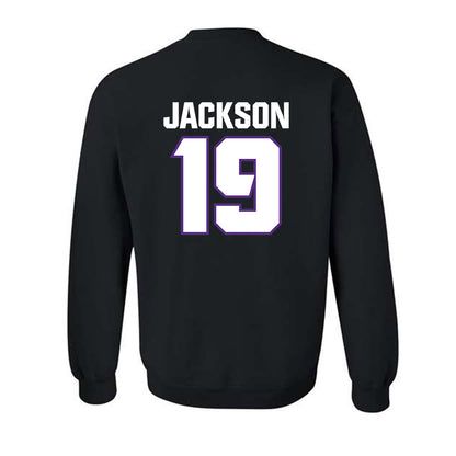 TCU - NCAA Football : Kylin Jackson - Sports Shersey Crewneck Sweatshirt-1