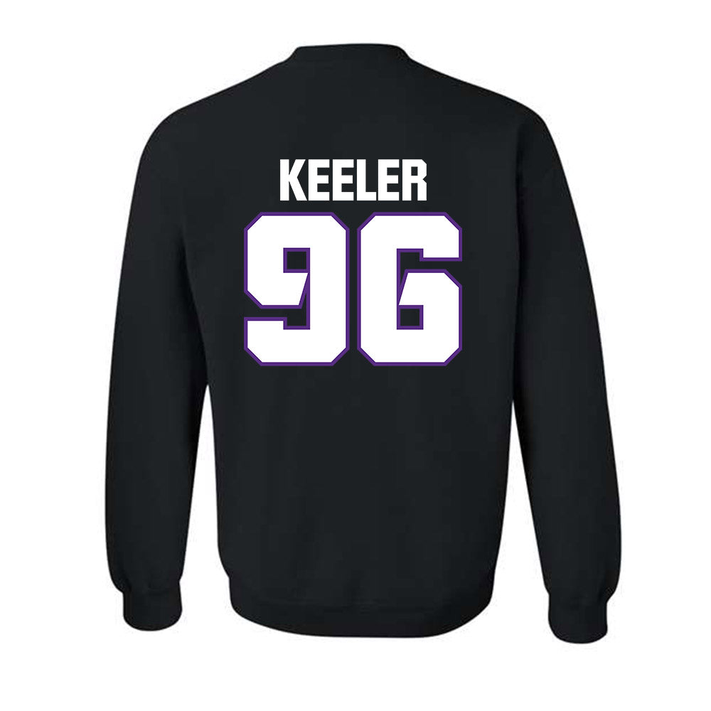 TCU - NCAA Football : Cal Keeler - Sports Shersey Crewneck Sweatshirt-1
