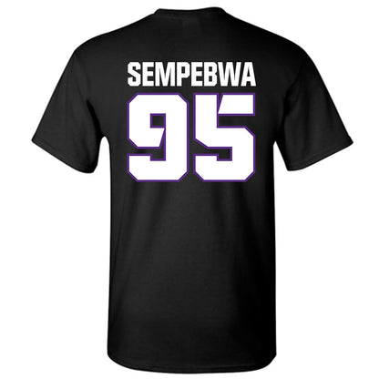 TCU - NCAA Football : Caleb Sempebwa - Sports Shersey T-Shirt-1