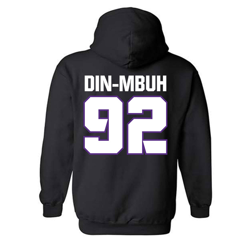 TCU - NCAA Football : Ansel Din-Mbuh - Sports Shersey Hooded Sweatshirt-1