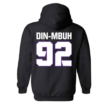 TCU - NCAA Football : Ansel Din-Mbuh - Sports Shersey Hooded Sweatshirt-1
