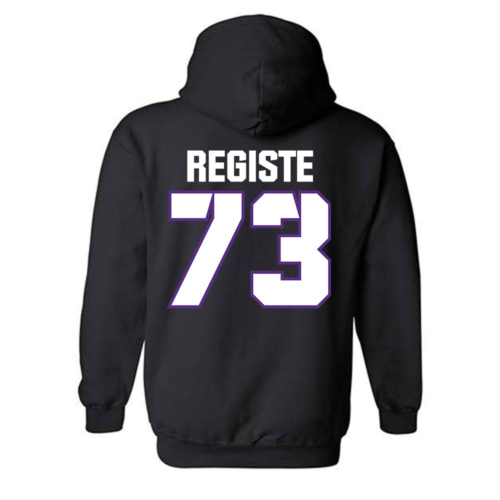 TCU - NCAA Football : Kilian Registe - Sports Shersey Hooded Sweatshirt-1